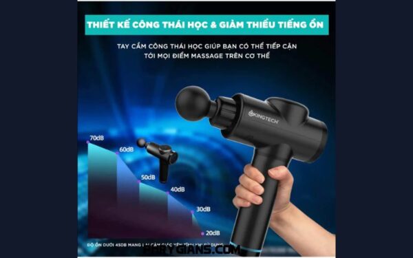 Một trong những điểm nổi bật của KINGTECH KH-720PRO là khả năng điều chỉnh cường độ massage với 20 cấp độ khác nhau